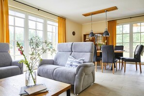 Living area - Ferienhaus, Fuhlendorf (Fuhlendorf)