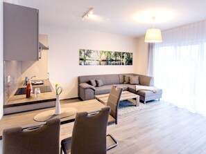 Apartment | Living area - Appartements mit Blick auf die Spree in Lubben (Lübben (Spreewald))