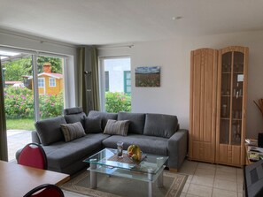 Living area - Ferienhaus Pirol am Vilzsee in Mirow (Mirow)