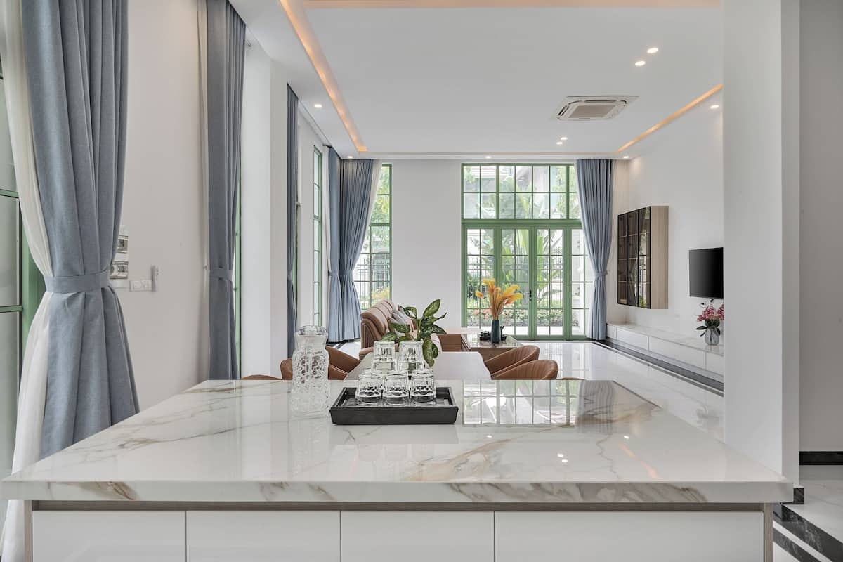 Villa Deluxe, 4 habitaciones, alberca privada, vista a la ciudad | Servicio a la habitación