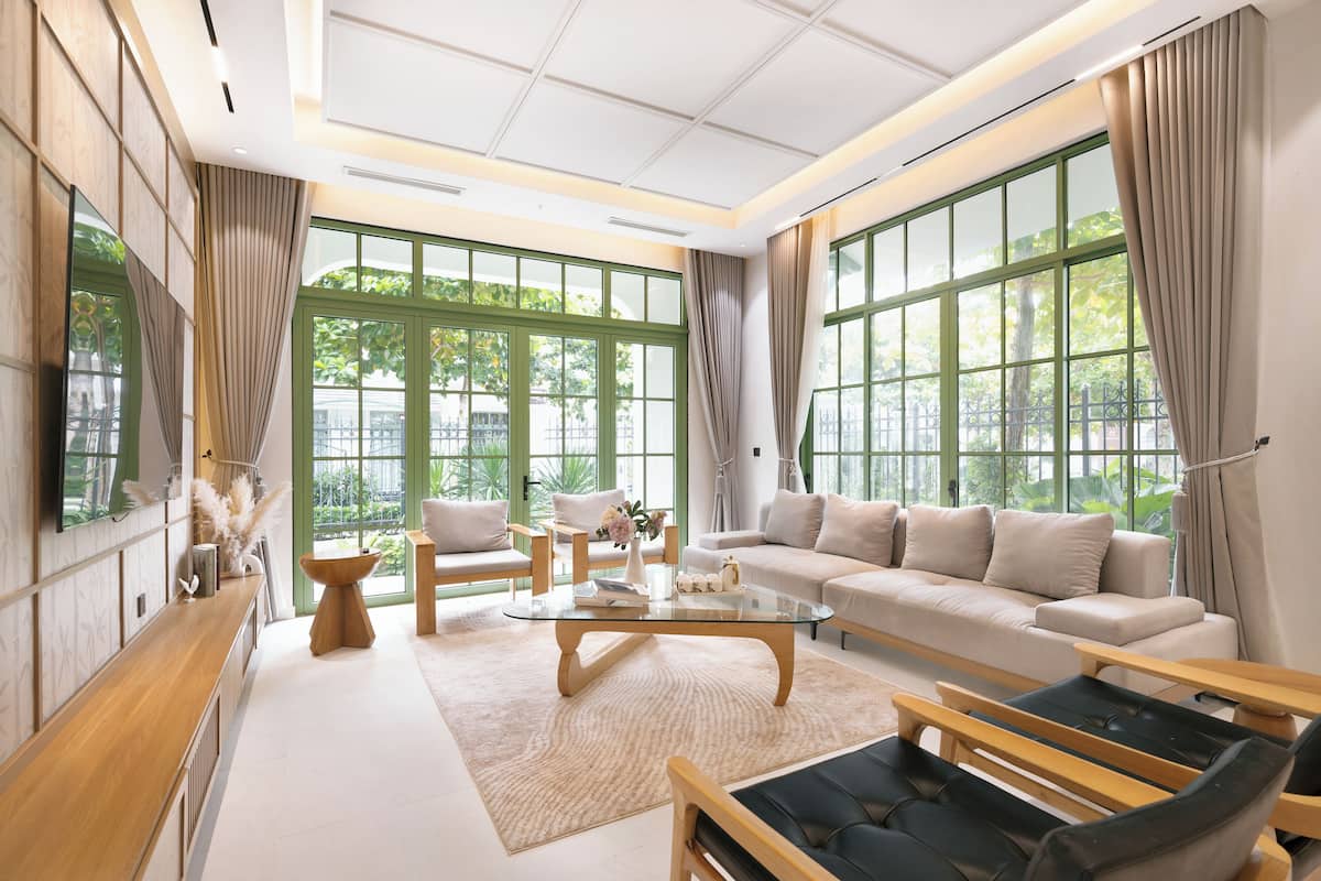 Lyxvilla - 6 sovrum - utsikt mot staden | Vardagsrum