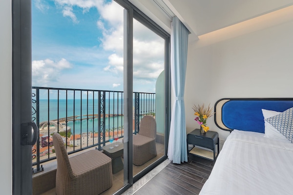 Deluxe appartement, 3 slaapkamers, uitzicht op oceaan | Kameruitzicht