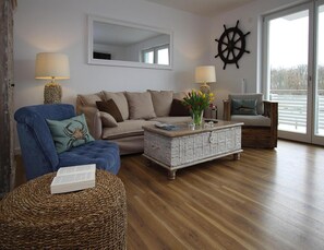 Living room - Appartement Seeblick, Plau am See (Plau am See)