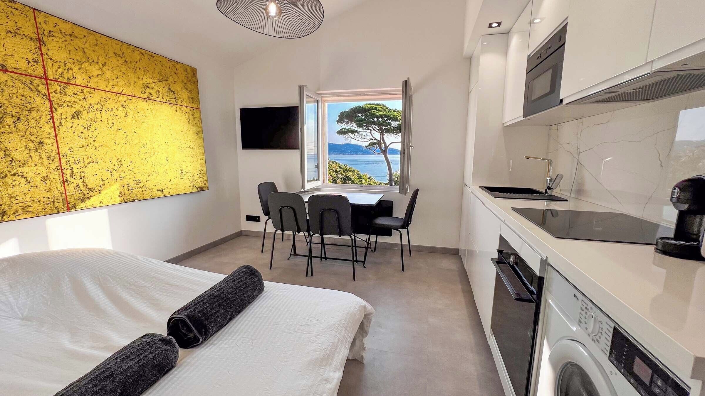 1 sovrum, skrivbord, gratis wi-fi och sängkläder