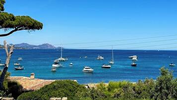 Udsigt fra overnatningsstedet