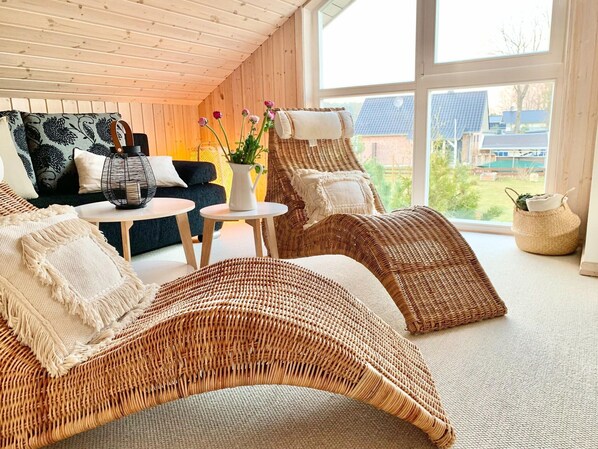 Living area - Nice Holiday Home in Dummer Near Lake (Dümmer)