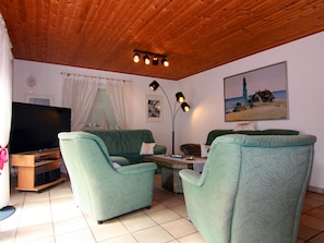 Apartment | Living area - Ferienwohnung im Ferienhaus Rosi, Fehmarn-schlagsdorf (Fehmarn)