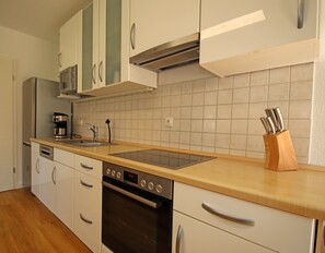 Apartment | Private kitchen - Ferienwohnung Strandidyll, Trassenheide (Trassenheide)