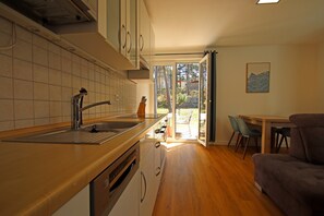 Apartment | Private kitchen - Ferienwohnung Strandidyll, Trassenheide (Trassenheide)