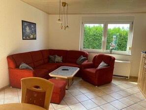 Living room - Bungalow Arielle, Dornumersiel (Dornum)