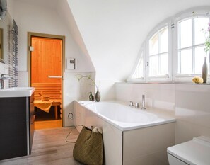 Ferienhaus | Badezimmer | Handtücher