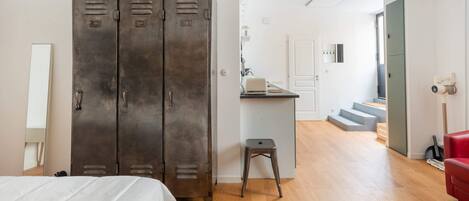 1 Schlafzimmer, Bügeleisen/Bügelbrett, Internetzugang, Bettwäsche