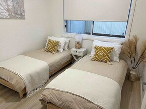 4 habitaciones y ropa de cama 