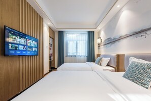 Quarto duplo superior, vista para o pátio | Vista do quarto