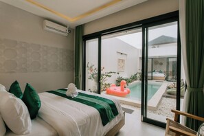 2 bedrooms, iron/ironing board, WiFi, bed sheets - The Pahala Villas (Badung, Bali)