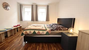 1 bedroom, individually furnished, bed sheets