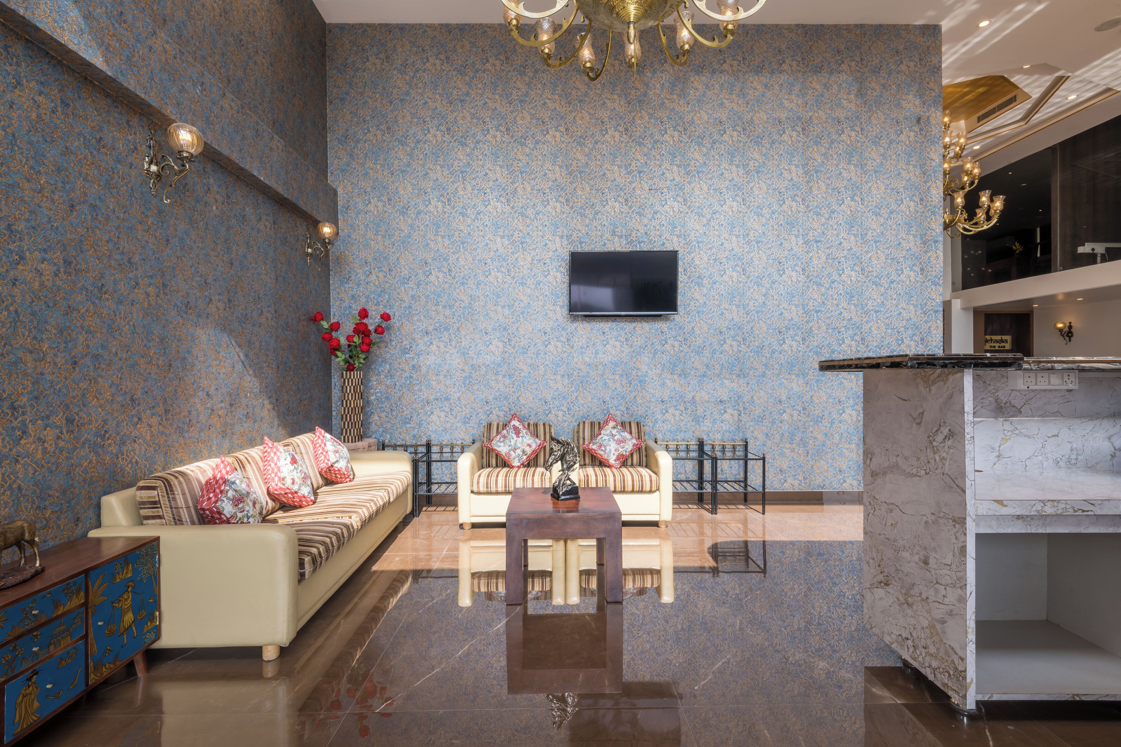 Lobby sitting area