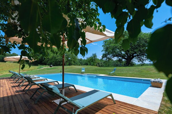 Alberca al aire libre 
