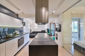 City Apartment, Courtyard View | Private kitchenette