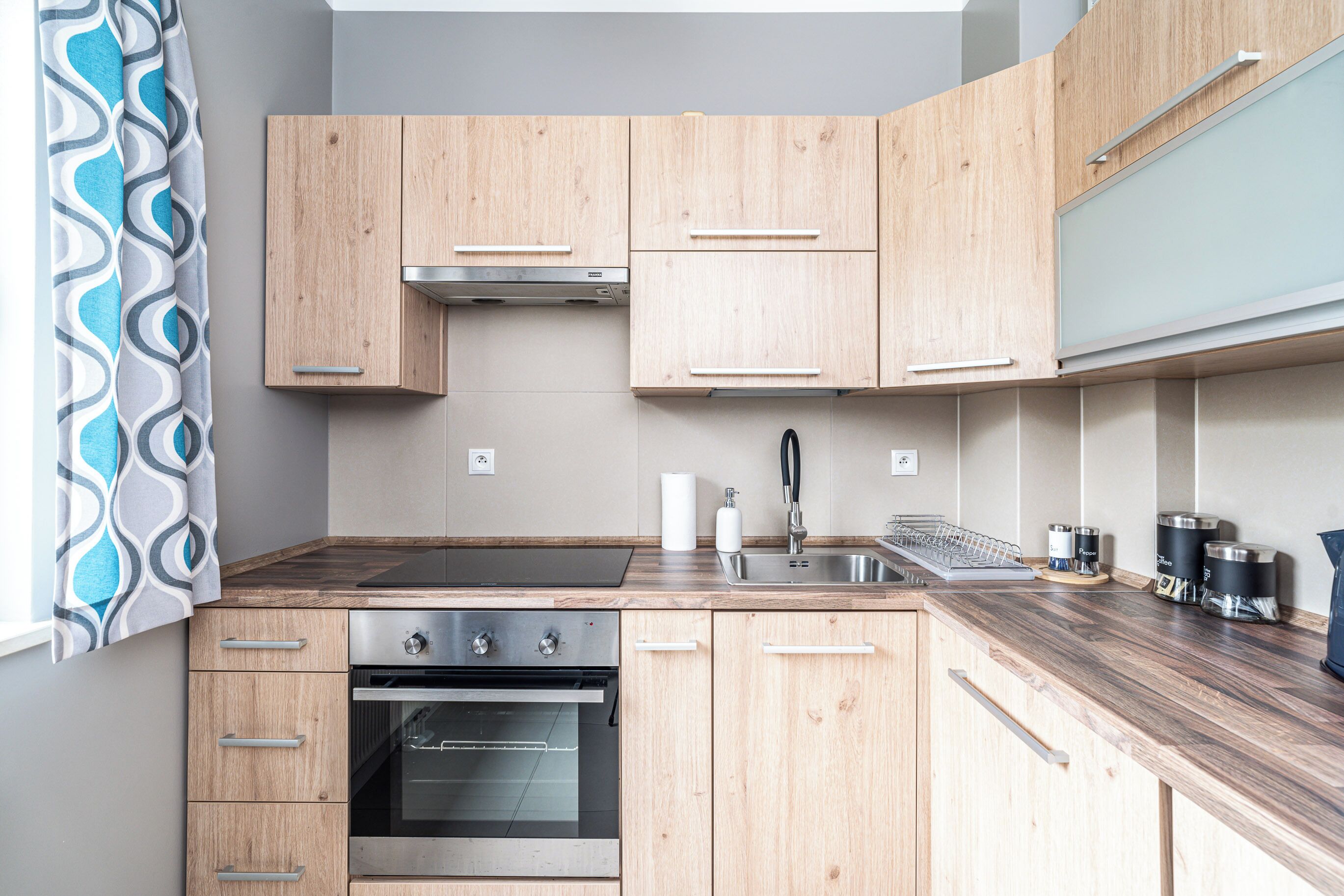 City-studiosuite | Privat køkken | Køleskab, mikrobølgeovn, ovn, kogeplade