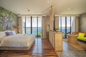 Departamento Premium | Sábanas de algodón egipcio, ropa de cama de alta calidad y minibar