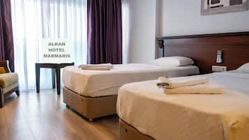 Economy-Zimmer | Kostenloses WLAN, Bettwäsche