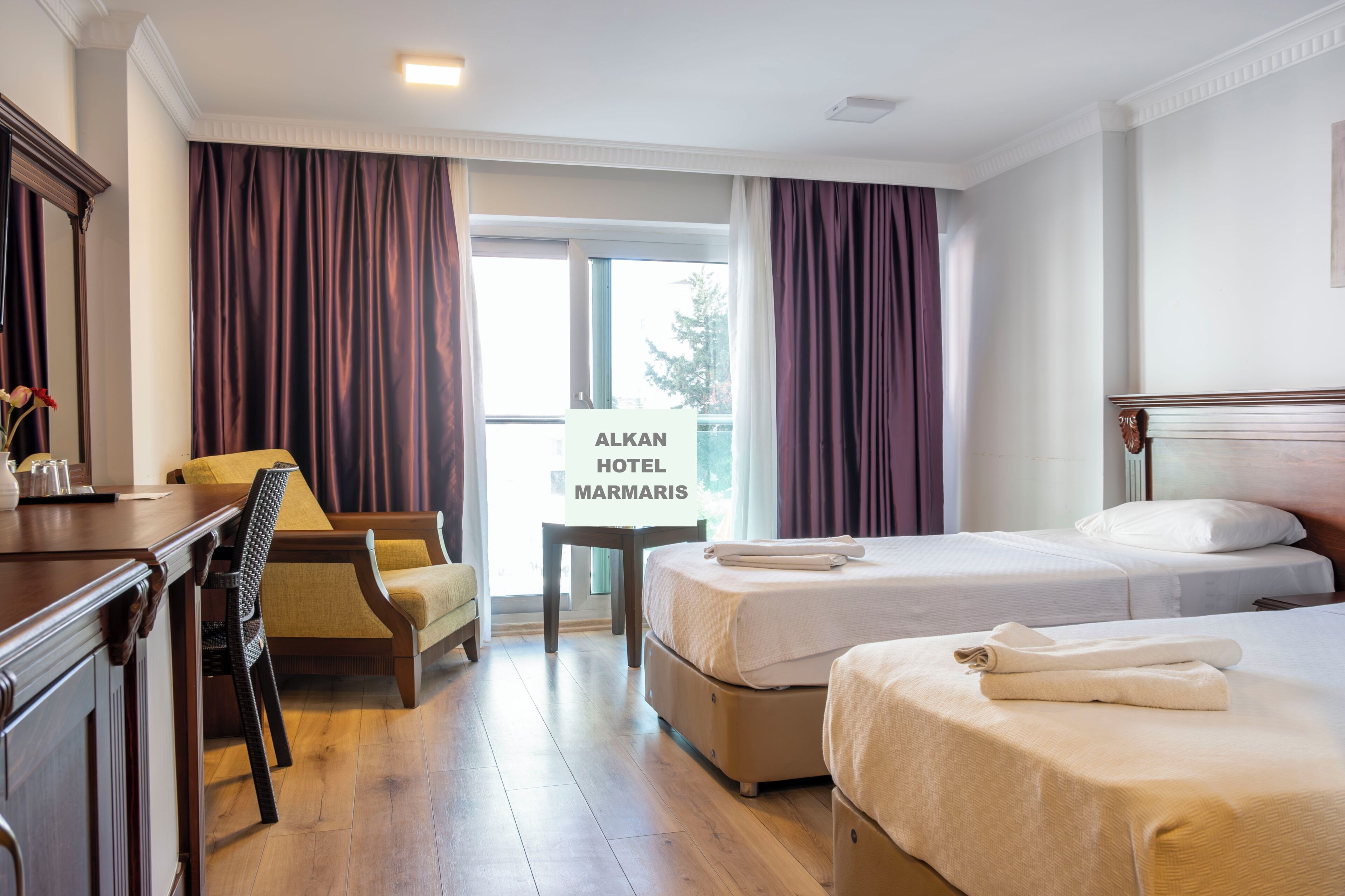 Free WiFi, bed sheets