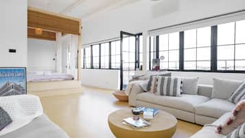 1 soverom, strykejern/-brett, reiseseng for barn og wi-fi