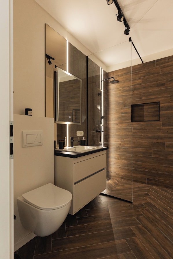 Departamento Deluxe, balcón | Baño