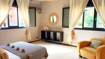 2 chambres, fer et planche Ă repasser, Wi-Fi, draps fournis