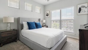 2 soveværelser, skrivebord, strygejern/strygebræt, Wi-Fi