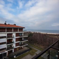 Apartamento standard, vista parcial para o mar (Duplex) | Vista da sacada