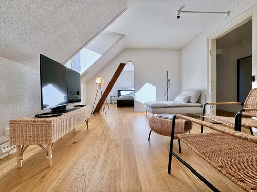 Charming Two-bedroom Attic Flat in Zurich City Center