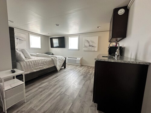 Stay in a Converted Church private bathroom king bed 70” TV Wi-Fi  keyless entry