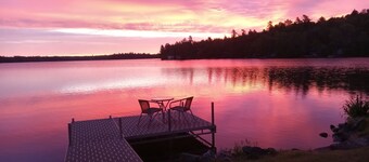 Beautiful waterfront cottage with the conveniences of home in central Maine.