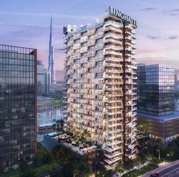 Exterior - Burj Khalifa Pool View, Smart Home, Fully Equipped (Dubai)