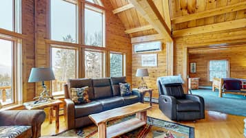 Télévision, cheminée