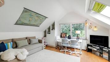 Family Villa, Multiple Bedrooms, Mountainside (Il Gioiellino Pool and Sauna) | Living area | Flat-screen TV, fireplace, stereo