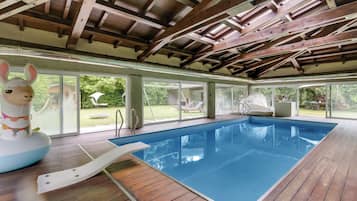 Indoor pool, seasonal outdoor pool