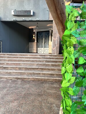 Fassade der Unterkunft