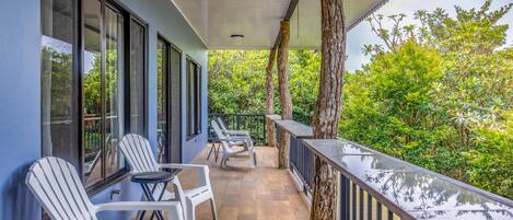 家庭木屋, 2 間臥室, 陽台, 山景 | 露台/庭院