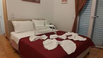 1 makuuhuone, vauvan matkasänky, ilmainen Wi-Fi, vuodevaatteet
