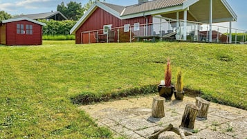 Vue depuis lâhĂ©bergement