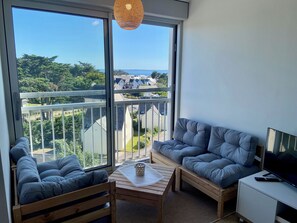 Living area - 47 Reflets- 4p-wifi-parking-vue mer (Quiberon)