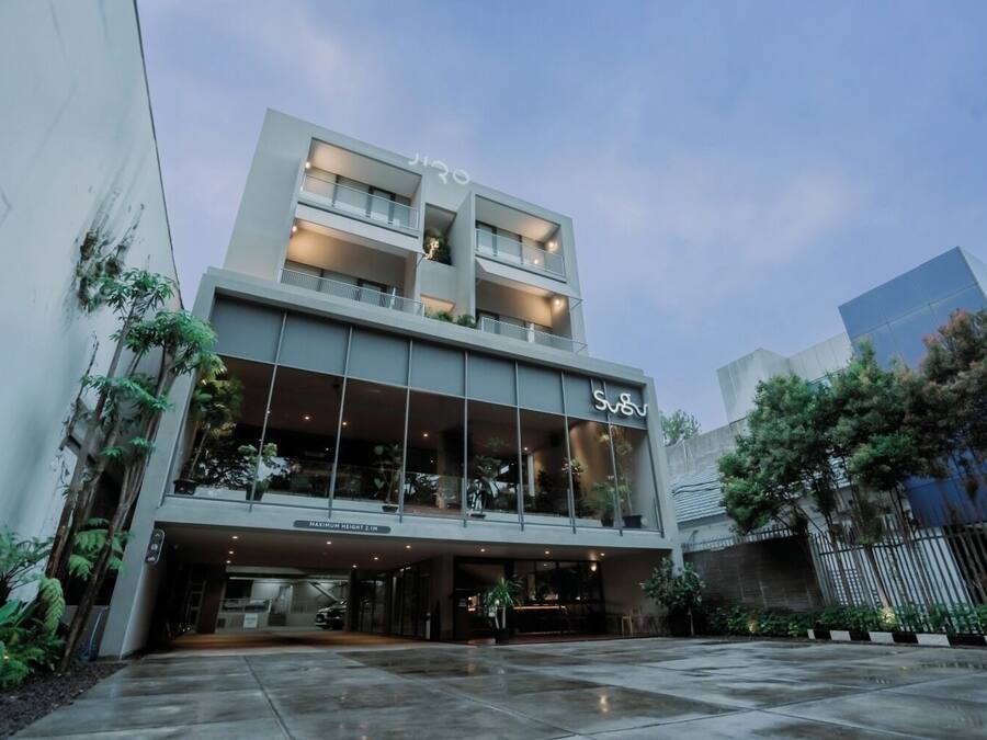 Fachada de la propiedad