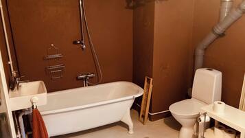 Towels, soap, toilet paper