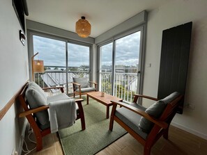 Living area - 48 Reflets- 4p-Wifi-Parking-Sea view (Quiberon)