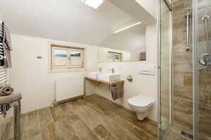 Shower, hair dryer