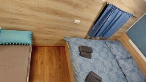 1 غرفة نوم وملاءات أسرّة