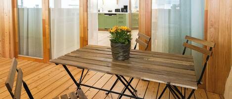 Comfort-lejlighed | Terrasse/gårdhave